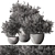 Bush in Pot 784 Display 3D model small image 3