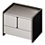 Milan Bedside Table, Chest 3D model small image 5