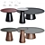 Modern 3D Model Foster 620 Side Tables 3D model small image 1