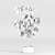 Modern Indoor Plant Set 059 3D model small image 5