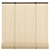 Versatile Bamboo PVC Blinds 3D model small image 2