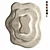  Lagoon Wall Sconce in Stone 3D model small image 1