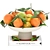 Citrus Fruits Bowl 3D Model 3D model small image 1