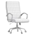 Modern Kunstleder Armchair: 3D Model 3D model small image 4