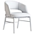 Modern Flexform Alma Chair Set 3D model small image 4