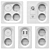 Modern 3D Electrical Socket Model 3D model small image 6