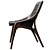 Luxury Leather Art Chair Canaletto 3D model small image 2