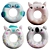 Animal Inflatable Swimming Rings, Set of 4 3D model small image 1