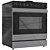 Samsung Smart Gas Range: Air Fry, Sous Vide 3D model small image 5