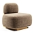 Modern Elegance with Yoshida Armchair 3D model small image 1