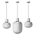 Sandblasted BROKIS Pendant Lamp 3D model small image 6