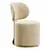 Modern Tamburound Design Chair 3D model small image 4