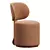 Modern Tamburound Design Chair 3D model small image 2