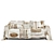 Boho Style Sofa Set 2410 3D model small image 6