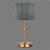 Eurosvet 01162/1 Notturno Fabric Table Lamp 3D model small image 2