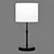 Eurosvet 01162/1 Notturno Fabric Table Lamp 3D model small image 3