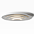 Contemporary Aluminium Ceiling Lamp 3D model small image 2