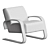 RITSA 1075 Armchair: Modern Elegance 3D model small image 5