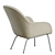 Muuto Fiber Metal Lounge Armchair 3D model small image 7