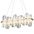 Modern Glass Chandelier Mille Long 3D model small image 2