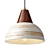 Handcrafted Ceramic Pendant Light 3D model small image 1