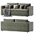 Modern Lounge Bench Sofa Set 3D model small image 3