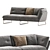 Contemporary New York Style Sofa 3D model small image 3