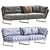 Contemporary New York Style Sofa 3D model small image 5