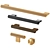 Meraki GRAFO Brass Cabinet Handles 3D model small image 2