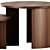 Sleek Nudo Giro Coffee Tables 3D model small image 3