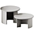 Sleek Nudo Giro Coffee Tables 3D model small image 5