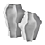 Textured Ceramic Vases 3D model small image 7