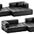 Modern Luxury Sofa - Melvil 3D model small image 6