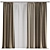 Refined Curtain Design #072 3D model small image 1