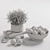 Modern Decorative Home Accessories Set 3D model small image 7