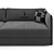 Luxury Trussardi Maryl Sofa 380cm 3D model small image 6