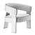 ORU Armchair: Modern Comfort Design 3D model small image 5