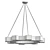 Modern Metallic Gear Pendant Light 3D model small image 2