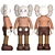 KAWS Companion Figure Set 3D model small image 3