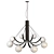 Elegant LUDEN Chandelier: 3D Model 3D model small image 2