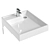 Santa Jupiter Mini 50cm Sink with Brackets 3D model small image 1