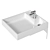 Santa Jupiter Mini 50cm Sink with Brackets 3D model small image 2