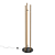 Borosilicate Glass Bamboo LED Floor Lamp 3D model small image 2