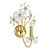  Gold Crystal Wall Sconce 3D model small image 1