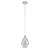 Gold Chrome Crystal Pendant Light 3D model small image 2