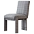 Sleek Roxy Dining Chair: Corona Ready 3D model small image 6