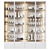 Modern Glass Cupboard for Kitchen 3D model small image 4