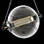 Adjustable Glass Sphere Pendant Light 3D model small image 3