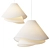 Graceful Ballet Pendant Lamp 3D model small image 1