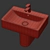 Ideal Standard Connect Cube Sink 3D model small image 3